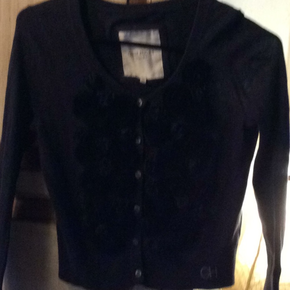 GILLY HICKS floral embellished cardigan See detail